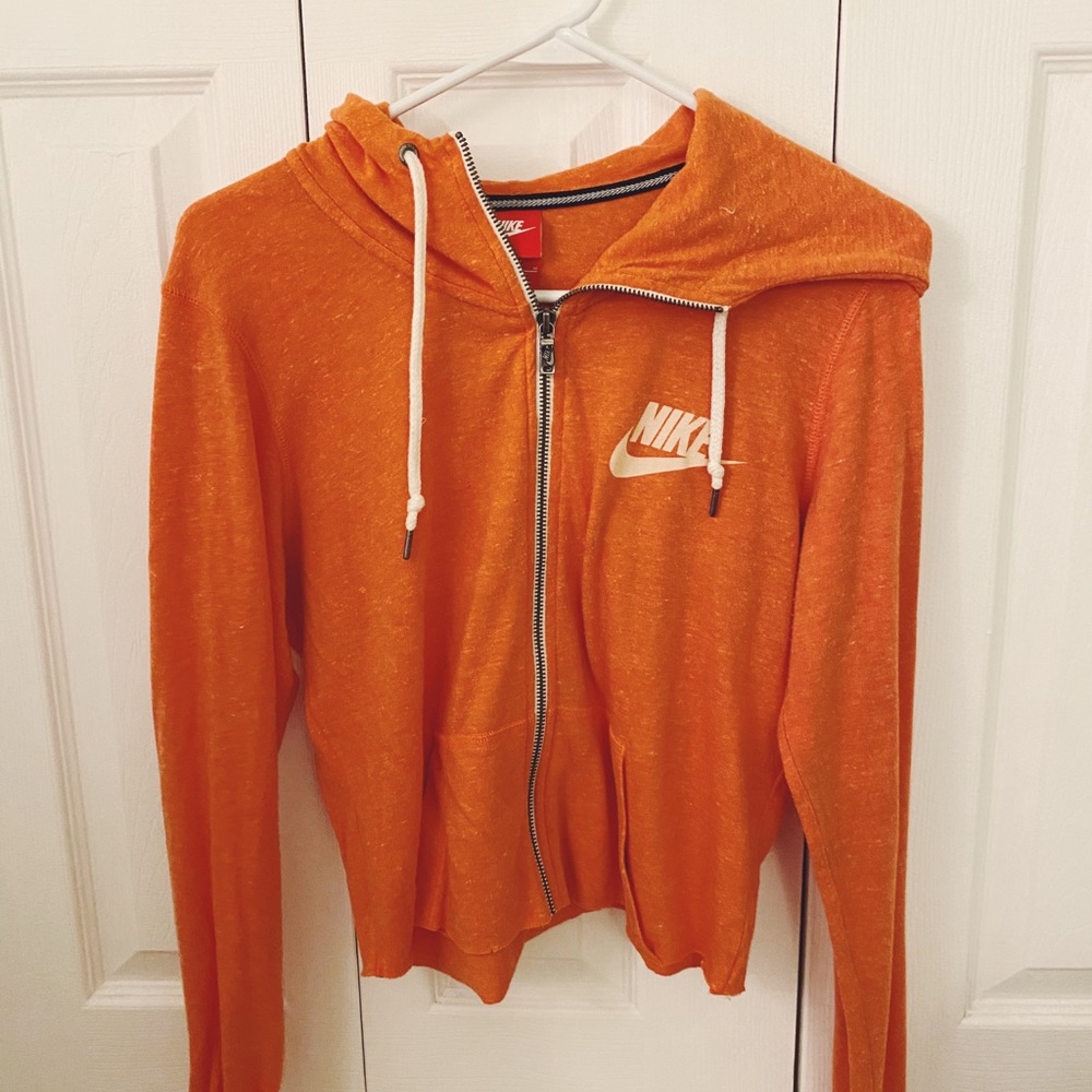Nike cropped zip up